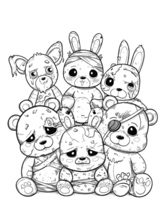 creepy cute coloring book