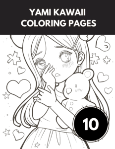 Yami Kawaii Coloring Pages