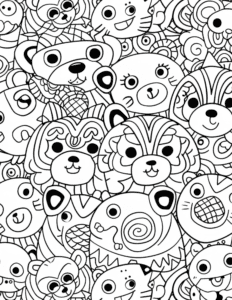 Free coloring printables with patterns