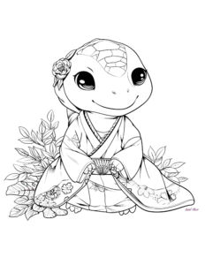 dinosaur meditation and calm coloring page