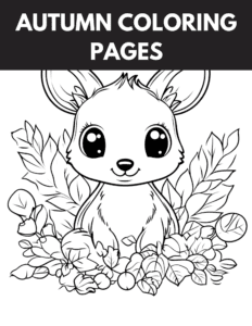 Autumn Coloring Pages For Kindergarten: 12 Autumn Coloring Pages