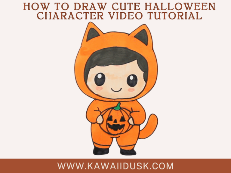 How To Draw Cute Halloween Character