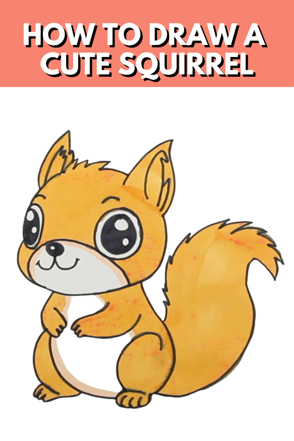 How To Draw a Cute Squirrel