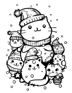 8 Printable Christmas Coloring Pages for Kids