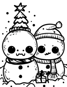 Creepy Christmas Coloring Pages - 10 Spooky Printables