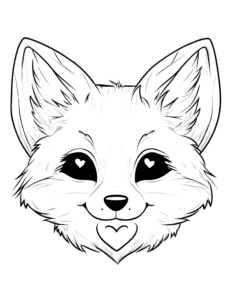 Free coloring page with cute dog