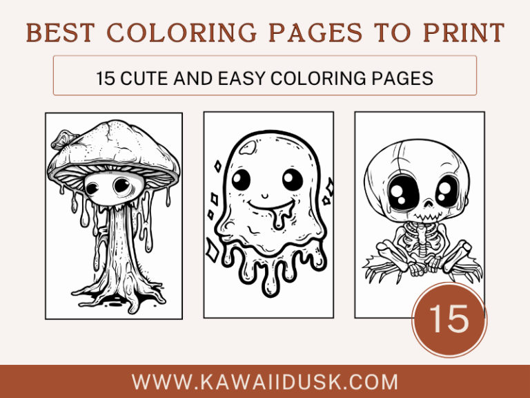 15 Coloring Pages To Print: Cute and Easy Coloring Pages