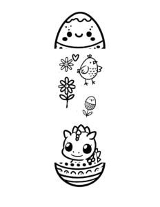 Paper Folding Surprise Drawing Idea for kids – 3 Free Printables