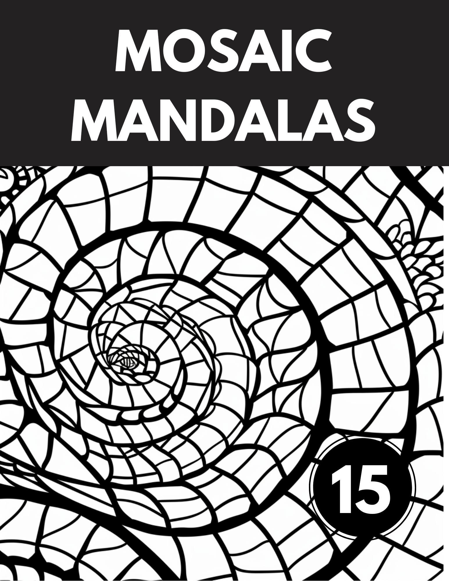 Mosaic Mandalas Coloring Pages