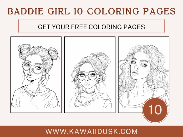 Baddies Girls Coloring Pages