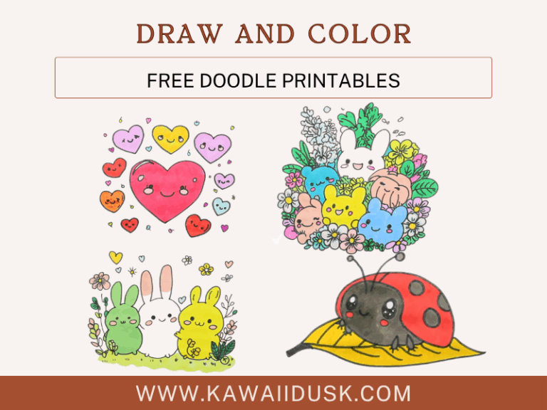 Doodle Coloring Pages: Free Printables and Drawing Tutorials