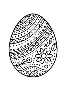 Printable Easter Egg Craft For Kids – Folding Surprise