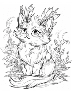 Free printable with an adorable magic cat