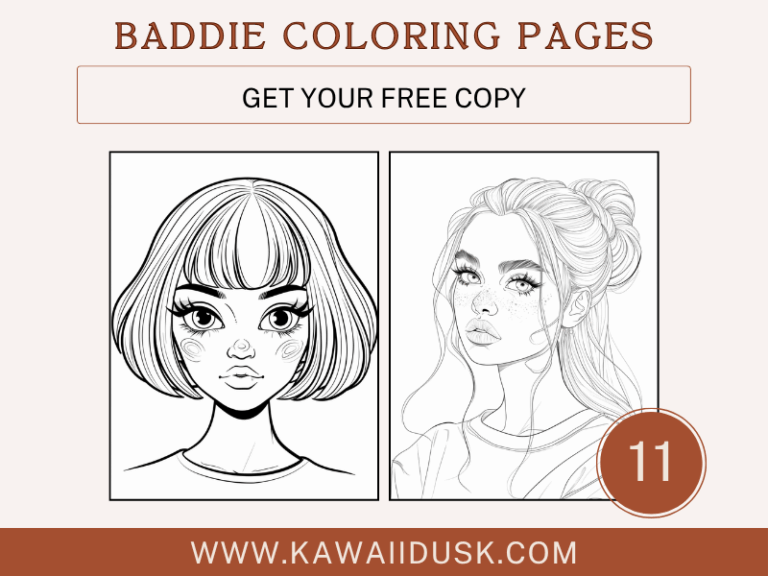 Baddie Coloring Pages: A Trendy Way to Relax and Unwind